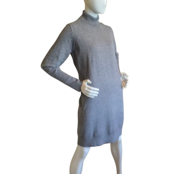 🏷️NWT - EXPRESS Gray Turtleneck Sweater Dress sz XL - NWT🏷️ - Picture 3 of 6
